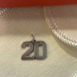 James Avery Ivy League Number 20 Charm